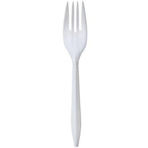 *BUY BULK* Medium Weight Fork White