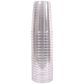 *Buy Bulk* Hanna K. Signature Fancy Heavy plastic Glasses Tumbler Clear 10 oz