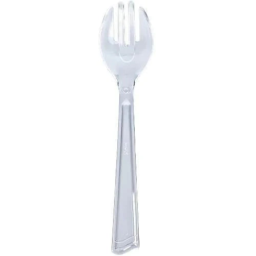 Clear Plastic Serving Fork 10"