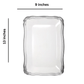 Aristocrat Collection 13” x 9” White & Silver Rectangle Serving Trays
