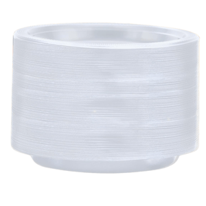 *BUY BULK* Hanna K. Signature Clear Heavyweight Plastic Plates 9"