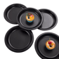 *BUY BULK* Hanna K. Signature 7" Black Plastic Plates