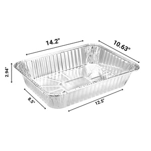 Disposable Aluminum HEAVY WEIGHT Giant Lasagna Baking Pan 14.2 X 1.63 X 2.94 Inches
