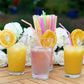 *WHOLESALE* 7.75" Multi-Color Individually Wrapped Beverage Straws | 4800 ct/case