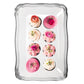 Aristocrat Collection 13” x 9” White & Silver Rectangle Serving Trays