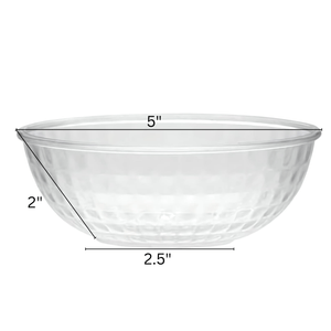 12 oz Clear Crystal Plastic Bowl