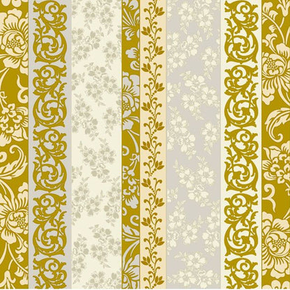 Rose Gold Scrolls Disposable Lunch Paper Napkins 20CT