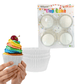 VeZee White Baking Cups 100PCS