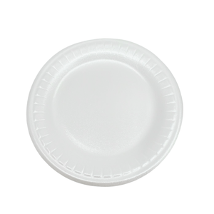 Readi Disposable Foam Plates – 8 7/8", White, Microwavable, Lightweight & Sturdy