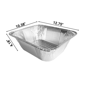 Disposable EXTRA DEEP EXTRA HEAVY Weight 9X13 Half Size Disposable Aluminum Pans