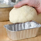 Disposable Aluminum 1lb Rectangular Loaf Pans: Ideal for Baking