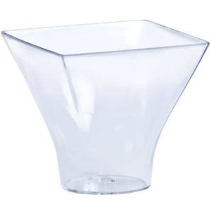 Mini Clear Plastic Flared Mousse Cup 3 oz