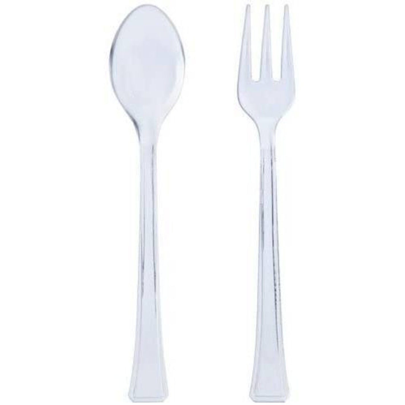 Mini Plastic Clear Spoons