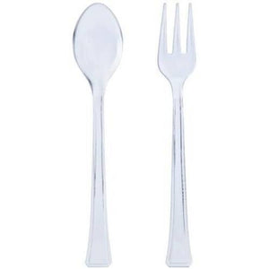 Mini Plastic Clear Spoons