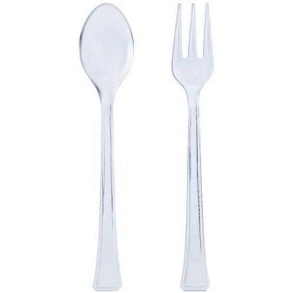 Mini Plastic Clear Spoons