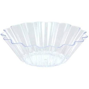 Lillian Tablesettings Mini Plastic Fanflair Dish Clear