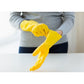 Reusable Yellow Hand Cleaning Latex Gloves :X- Large- 1 Pair