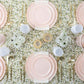 The Edge Collection 6.3" Pink Round B&B Plastic Plates