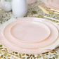 The Edge Collection 10" Dark Pink Round High-End Plastic Plates