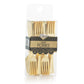 Gold Mini Plastic Forks 4.5"