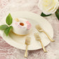 Gold Mini Plastic Forks 4.5"