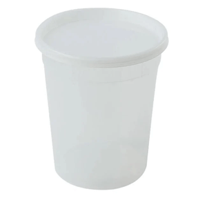 32oz Extra Strong Quality Heavyweight Deli Container with Lids
