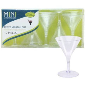 Lillian Tablesettings Martini Glass, Mini, Clear