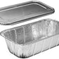 Disposable Aluminum 5lb Rectangular Loaf Pans: Ideal for Baking