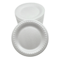 Readi Disposable Foam Plates – 8 7/8", White, Microwavable, Lightweight & Sturdy