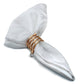 SALE Spiral Gold Plated Napkin Rings Set of 4