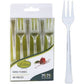 Mini Plastic Clear Forks