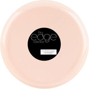 The Edge Collection 6.3" Pink Round B&B Plastic Plates