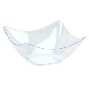 Lillian Tablesettings Mini Plastic Flutter Bowl Clear