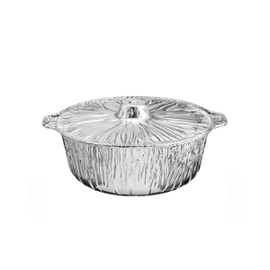 VeZee Disposable Aluminum 2.75Qtz X-Small Pot With Lid