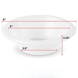 White Lightweight Soup Bowls 12 oz.