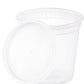 25 oz Light Weight Food Storage Container Round Clear