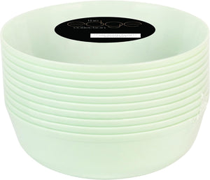 The Edge Collection 16oz Mint Green Platic Soup Bowls