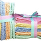 100% Cotton Assorted Color Wash Cloths 11inx11in | 8 Ct.