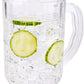 Break-Resistant Restaurant Style Plastic Pitcher Clear 58 oz