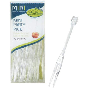Clear Mini Party Pick