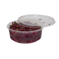 *BUY BULK* Lightweight Clear Plastic Round Deli Container with Lids 8oz