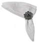 SALE Buttercup Silver Plated with Blue Crystal Napkin Rings Set of 4