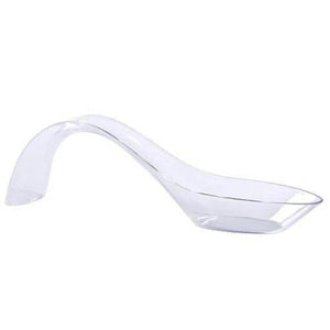 Mini Clear Plastic Presentation Spoon 5 oz
