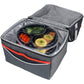 *WHOLESALE* - Disposable - 48Oz - Triple Compartment - Microwavable Containers w/ clear lids | 150 ct.