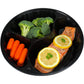*WHOLESALE* - Disposable - 48Oz - Triple Compartment - Microwavable Containers w/ clear lids | 150 ct.