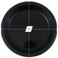 *BUY BULK* Hanna K. Signature 10" Black Plastic Plates
