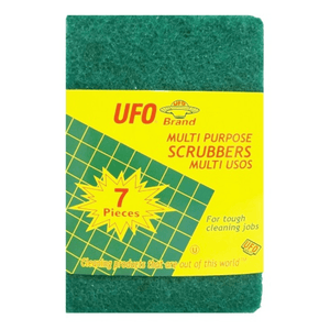 UFO Green Multi Purpose Scrubbers: 7pc