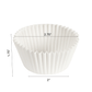 VeZee White Baking Cups 100PCS