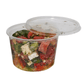 *BUY BULK* Lightweight Clear Plastic Round Deli Container with Lids 16oz