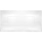 Clear 13'' X 6.25'' Rectangular Plastic Condiment Tray